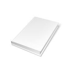 Blank book cover template 