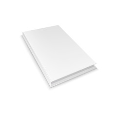 Blank book cover template 