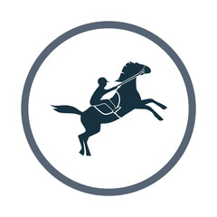 Horse racing icon