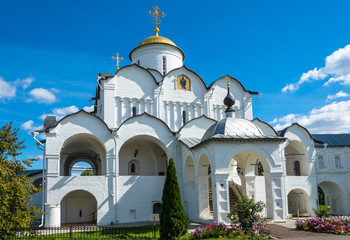 Fototapeta na wymiar The Cathedral of the intercession in Suzdal.