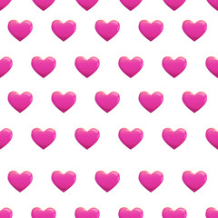 Seamless pattern with hearts.