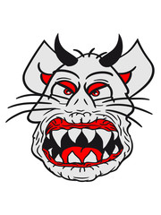 face head monster fear demon devil evil horns satan hell horror halloween