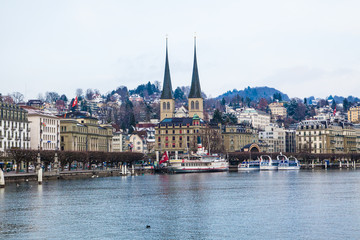 Lucerne cityscape, Switzerland.