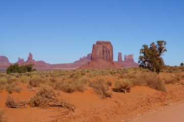 Fototapeta na wymiar View of Monument Valley Navajo Tribal Park