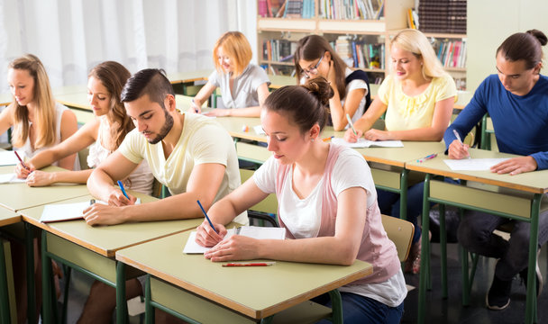 Group of students in classroom
