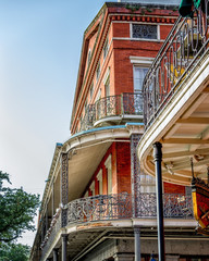 French Quarter Balconies by Jackson Square New Orleans