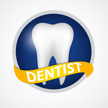Dental Clinic Icon Vector Illustration