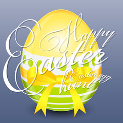 Happy Easter Spring Background Illustration