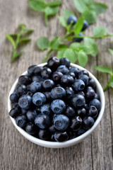 Blueberries in bowl
