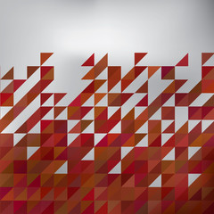 Fototapeta premium Abstract polygonal business red background