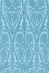 Hand drawn seamless striped damask background vector