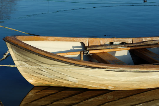 The fore of a boat
