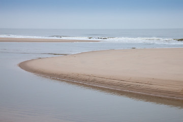 Sandbank auf der Insel Sylt