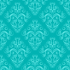 Curly seamless pattern