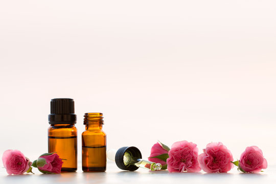 Rose aromatherapy essential oils 