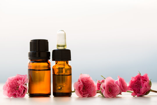 Rose aromatherapy essential oils 