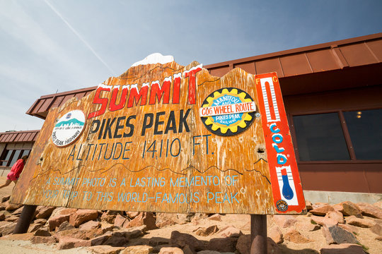 ​PIKES PEAK, COLORADO - AUGUST 26: Views Of The Pikes Peak Sig