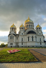 Host Ascension Cathedral. Novocherkassk. Russia. Sunset
