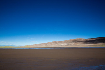 Fototapeta na wymiar Great Sand Dunes National Park, Summer 2015