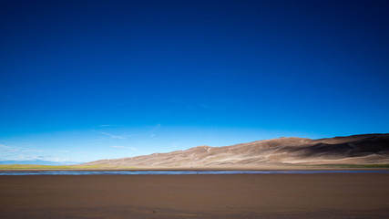 Fototapeta na wymiar Great Sand Dunes National Park, Summer 2015