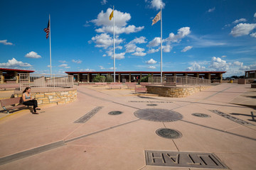 FOUR CORNERS MONUMENT, USA - AUGUST 27: Views of the Four Corner - 102083802