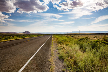 Highway U.S. Route 162 in summer 2015