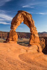 Fototapeta na wymiar Views of the Delicate Arch in Arches National Park, Utah, USA
