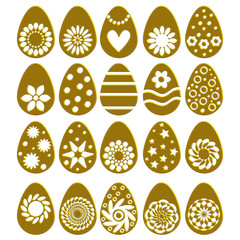 Golden Easter Egg Collection 