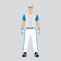 Baseball player uniform 