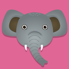 a cute Elephant vector illustration
