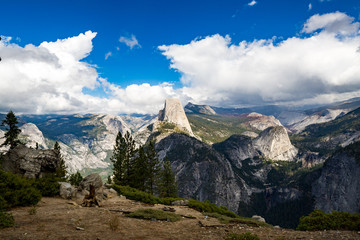 Half Dome in Yosemite National Park, California