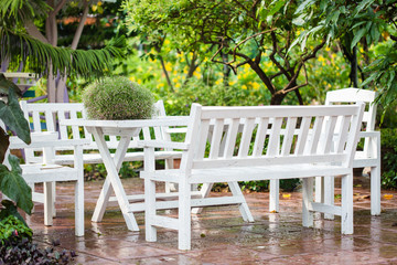 Obraz premium Patio Garden View