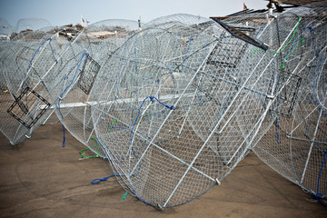 Metal fishing nets