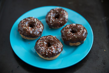 Schokoladen Donuts