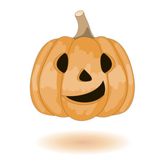 Pumpkin on the isolated background.