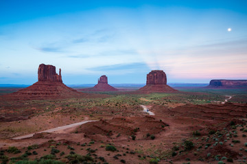 Monument Valley at sunset, summer 2015