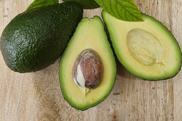 Green fresh avocado