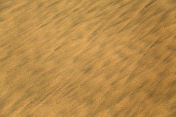 Sand on beach in Anjuna, India
