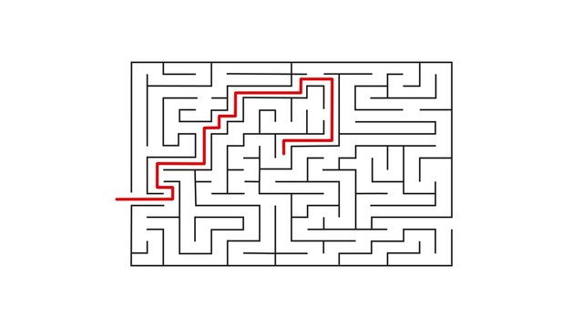 maze 4k animation labyrinth chalenge seamless lopable background