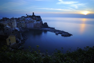 Sunset to Vernazza, Cinque Terre, Itlay