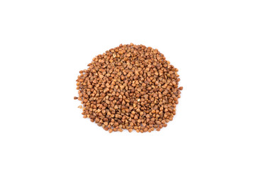 Pile of buckwheat seeds