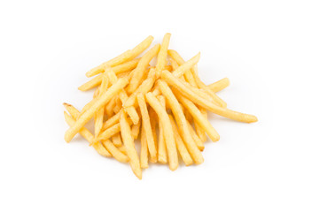 french fries isolated