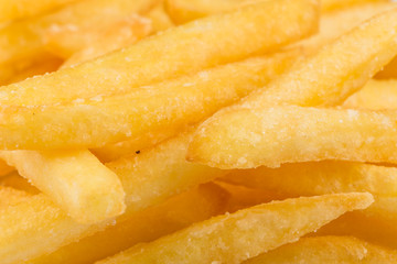 Fried potatoes closeup