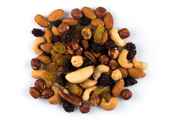 Mix nuts and dry fruits