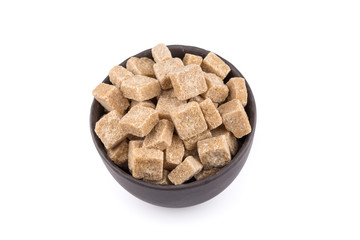 Cubes of brown sugar