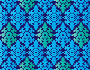 Antique ottoman turkish pattern vector design fourty two