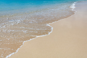 Sand background with wave