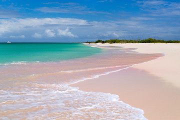 Pink sand beach
