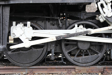 Fototapeta premium Steam Train Detail