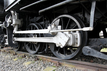 Fototapeta na wymiar Steam Train Detail